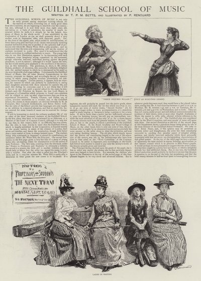 Guildhall Müzik Okulu by Charles Paul Renouard